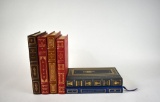 Lot of Six Leather Bound Franklin Library Classic Titles