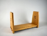 Larry & Mae Fisher Hand Crafted Wooden Arts & Crafts Style 17.5” Book Stand, Texas