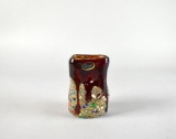 Murano Brutalist Art Glass Vase / Glass, Italy