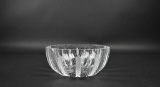 Lalique France “Ceres” Wheat Sheath Motif 8.5” Diam Glass Bowl, Signed