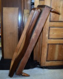 Antique Inlaid Walnut Armoire, As Is