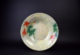Beautiful Large 17” Clark House Pottery Bowl Fitted for Hanging, Greenville, SC