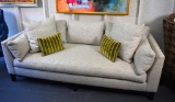 Contemporary Robin Bruce Neutral Cashew Thread Sofa