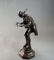 Karl Hans Bernewitx (Balto-German, 1858-1934) “The Bookworm” 10” Bronze Sculpture
