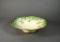 Rosenthal Pedestal Cream & Green Comport Dish with Heavy Gilt Decoration