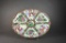 Antique Chinese Export Canton Porcelain Rose Medallion 16” Oval Platter