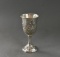 S Kirk & Son Sterling Silver Repousse Hand Decorated Water Goblet