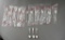 S Kirk & Son Sterling Silver 11 Repousse Ice Cream Spoons & 3 “Snowflake” Demitasse Spoons