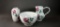 Tiffany & Co “Strasbourg Flowers” Porcelain  Bowl, Vase, & Pitcher Set