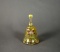 Fenton 50th Anniversary Marigold Carnival Glass Bell, Signed C. Smith