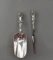 Wallace Fleming Sterling Silver Lion's Head Ice Scoop & Bar Knife