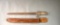 WWII Japanese Type 30 Arisaka Bayonet with Leather Scabbard