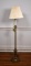 Vintage Stiffel Antiqued Brass Floor Lamp