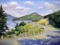 Severin (XX ) Coastal Highway Landscape 1943, Oil on Canvas, Signed Lower Right