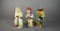 Three Wood & Sons Charles Dickens Toby Jugs: Oliver Twist, Fagin, & Miss Havisham