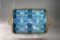 Vintage Marbled Blue Tile Serving Tray