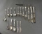 17 Pieces Sterling Silver Flatware: Gorham, Reed & Barton, International, and Others