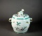 Mottahedeh Reproduction Famille Verte Fu Dog Jar & Lid