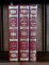 Set of Three Volumes of Red Leather Bound William Shakespeare Complete Works