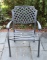 Bronzed Aluminum Patio Chair