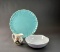 Lot of Three Vintage Earthenware Serving Pieces