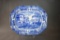Spode “Italian” 15” Blue & White Oval Platter
