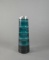Mid-Century Modern Hand Blown Glass Vase with Sterling Silver Rim