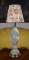 Vintage Pressed Glass Vasiform Lamp