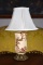 Chinoiserie Decorated J.W. Co. Ceramic Lamp