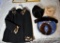 Lot of Fur Hats and Fur Lined Coat