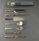 Eight Sterling Silver Handled Serving Pieces: Webster, Community, & Others