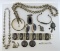 Lot of Vintage Sterling Silver Jewelry: Mexican, Native American and Other