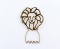 Gold Lion Pendant and Scarf Clip