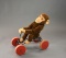 Steiff Mohair “Record Peter” Monkey on Carriage