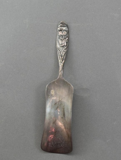 George W Shiebler Co Sterling Silver “Flora” Shoe Horn