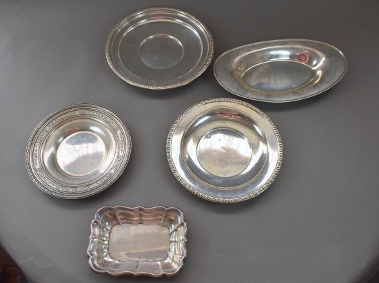 Lot of Five Sterling Silver Bowls:  Stieff, Reed & Barton, & Others