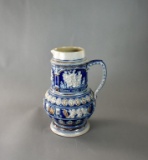 Vintage German Salt Glaze Stoneware Pitcher