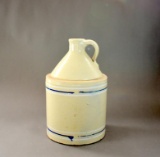 Old Stoneware Whiskey Jug