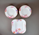 Nine Spode Copelands China “Chelsea Garden” Bowls: 1 Serving & 8 Soup Bowls