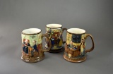 Three Beswick Royal Doulton A Christmas Carol Tankards, 1971-1973