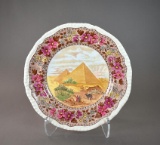 WT Copeland & Sons Stoke on Trent ”Pyramids of Egypt” Plate No 317544
