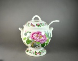 Portmeirion “The Botanic Garden” Footed Soup Tureen with Lid & Ladle