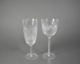 Twenty-Four Bayel “Strawberry Diamond” Crystal Iced Tea & Wine Glasses