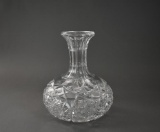 Antique American Brilliant Period Hand Cut Glass Carafe Decanter