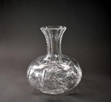 Antique American Brilliant Period Hand Cut Glass Carafe Decanter
