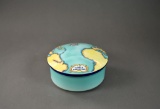 Tiffany & Co Tauck “World Discovery” Covered Porcelain Trinket Box