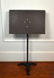 Vintage Cast Iron Base Paw Footed Music Stand
