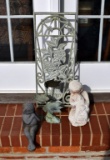 Lot of 4 Garden Decor items