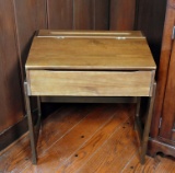 Vintage Wooden Child's Fall Front Desk