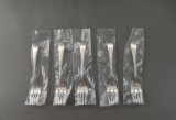 Reed & Barton Sterling Silver Five Monogrammed “R” Salad Forks